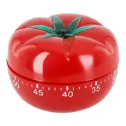 Tomato Shaped Mechanical Timer Easy to Use Countdown Clock for Cooking