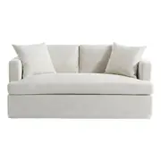 Birkshire 2 Seater Slip Cover Sofa - Off White Linen
