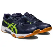 ASICS Volleyball Shoes - GEL-ROCKET 10 2E - Midnight/Hazard Green NEW IN BOX