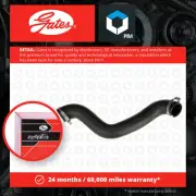 Turbo Hose fits MINI ONE R56 1.6D 09 to 10 Charger Gates 13712753080 Quality New