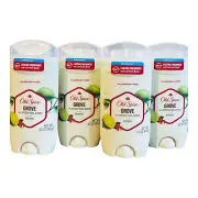 4 Old Spice Grove Scented Citrus Peel Scent Aluminium Free Deodorant, 3.0oz