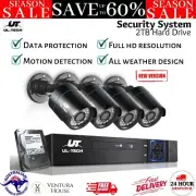 UL-tech CCTV Security Camera System 1080P 4CH DVR Home Surveillance Night Vision