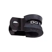 Aeroflow Cushioned P-Clamp to suit 12.6mm 1/2" Hard Line - Blue 5 Packs