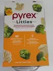 Set of 2 PYREX Small Serving Glass BAKEWARE DISH 28 Oz Toaster Oven/Microwave