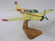 F-33 Bonanza F33 Airplane Desktop Mahogany Kiln Wood Model Regular