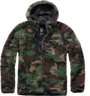 Brandit Teddyfleece Worker Jacket, green, Size 6XL for Men