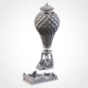 Hot Air Balloon 3d Printed Dice Tower Terrain for RPG Tabletop Wargaming