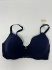 Natori Bliss Perfection Underwire Contour Bra in Midnight Navy Size 32DD NWT