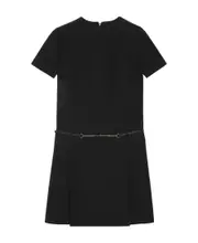 Gucci Drop Shoulder Crewneck Dress IT40,IT42,IT38 black