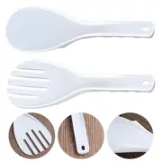 Large Rice Spoon Plastic Meal Spoon Non Stick Kitchen Gadgets Hand Roll Spoons#