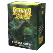 Sleeves - Dragon Shield - Box 100 - Forest Green MATTE