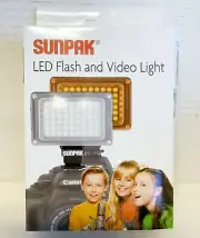 NEW Sunpak VLF-LED-112 Flash and LED Video Light Dimming Dual-function Shoe