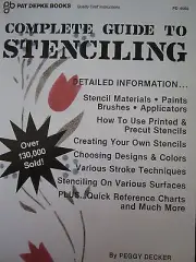 HOW TO STENCILING GUIDE by PEGGY DECKLER NEW Unused OOP