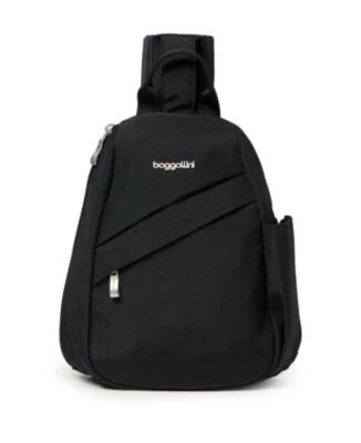 Baggallini Medium Sling Backpack - Lightweight Sling Bag with Convertible Adj...