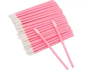 200PCS Lip Gloss Applicators,Disposable Lip Brushes Lipstick Gloss Wands Applicator Perfect Makeup Tool Kits-White