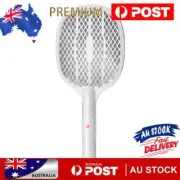 2 in 1 Handheld Fly Zapper Bug Zapper Racket Rechargeable for Indoor and Outdoor