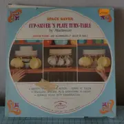 Vintage NOS Alladinware Harvest Gold Cup Saucer N' Plate Turntable Pyrex display