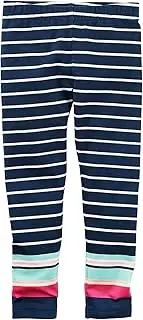[Carter's] Girls' 2T-8 Striped Leggings