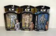 AEW Unmatched MJF & Orange Cassidy & Dr. Britt Baker Action Figures Bundle NEW