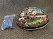 NOS Vintage 1996 Goosebumps Bicycle Helmet 90s Bike RARE R.L. Stein Horror Books