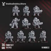 Ignisaurus Clan Team Pulsarum x10 - DakkaDakka - KT Proxy - League Proxy
