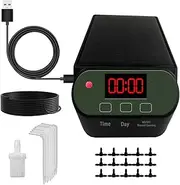 SolarPowered LCD Screen Home Garden Irrigation Control Device Auto Water Saving Irrigation Controller Digital Plant Watering Timer