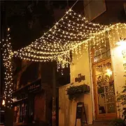 Elegant Wedding Party Reception LED Window Curtain String Lights 3x3M 6x3M, 600 LEDs, Twinkle Star Christmas Lights for Home, Garden, Indoor/Outdoor EU/US/UK
