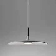 Modern Round Hanging Lamp LED Chandelier Ceiling Light 10W 3000K(Gray)