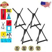 4-Pack Portable Tabletop Easels - Adjustable Metal Art Stands for Display