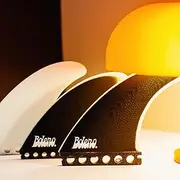 Bolero Rift Tri - Solid Fibreglass Thruster Surfboard Fins - Fits Futures Box