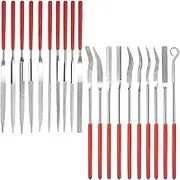 Jewelry File Set | 20X Small Model Files Set | Carving Tool for Glass Stone Jewelry, Craft Supplies for Grinding Polishing and Engraving
