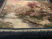 Thomas Kinkade, The Painter Of Light 1958-2012 Throw Blanket Tapestry 50" x 60"