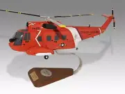 Sikorsky HH-52 US Coastguard Desk Wood Helicopter New Model Small Scale 1/48