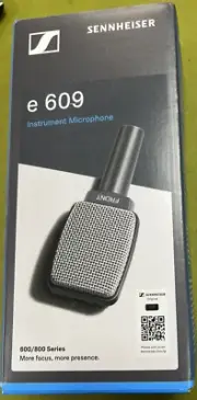 NEW Sennheiser E609 Silver Dynamic Supercardioid Instrument Microphone - Guitar