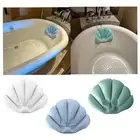 Shell Shaped Soft Easy to Clean Inflatable Bath Pillow for Hotel SPA Adults