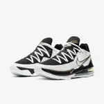 NIKE LEBRON 17 XVII LOW EP 男款黑X白X金氣墊XDR耐磨底籃球鞋-NO.CD5006101