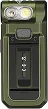 Fenix SW05R UV Rechargeable Torch - Aluminum LED Light - 150 Lumens & 39m Beam - Waterproof & 49 Hrs Working - 200° Rotating Head - Security Torch for Camping & Outdoor Adventures Spruce Green