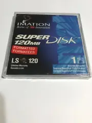 Vintage Imation SuperDisk 120MB LS-120 Super Disk Diskette