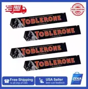 NEW TOBLERONE SWISS Dark Chocolate - Honey ALMOND NOUGAT, 4 X 100g (3.5 oz.)
