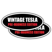 Funny Anti Elon Vintage Pre Madness Edition Sticker - Waterproof Durable Viny...