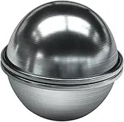 KONTONTY 2pcs Bath Ball Mold Shapes Ice Cube Sphere Cake Tin Soap Making Supplies Soap Making Molds Bath Sponges Shower Sponges Football Cake Tin Shower Steamer Plug Bubble Bath Silver