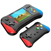 Nevenka 3.5 in Color Screen Dual Handheld Game Console 500 Classic Games Support TV Connection -Black