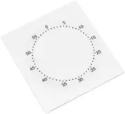 HALLMERS 60 Minute Oven Timer Dial Decal Control Panel Labels (Black Print Clear Adhesive) Replacement Countdown Oven Sticker Grill Cooktop Stove Knob Counter