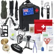 TKO Outdoor Professional Survival Kit - 20 in 1 Tactical Gear for Camping Hun...