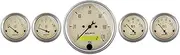 Auto Meter 1809 Antique Beige 5 Gauge Kit; Speedo/Oil/Water/Volt/Fuel