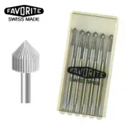 Setting Favorite Bur (Pack of 6) FIG-413 / Q, Sizes 1.00mm - 4.50mm Swiss Made