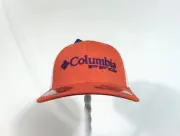 Columbia PFG Clemson Tiger Flexfit Youth Fishing Trucker Snapback Hat OSFM NEW