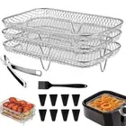 Rectangle Air Fryer Air Fryer Rack AF400UK AF300UK DZ201DZ401 For Ninja Dual
