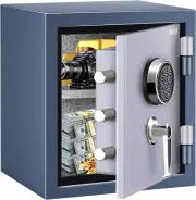 Fireproof Safe Box 1.0 Cubic Feet,Security Safe With Digital Keypad and Key Loc