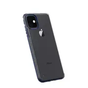 Shockproof Frosted Pc+ Tpu Transparent Protective Case For Iphone 11 Pro Max(Blue)
